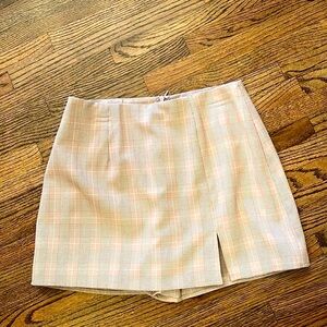 Altar’d State Plaid Skirt Skort XS EUC